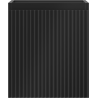 Mexen Rivel dulap baie sub lavoar 40 cm, 1 sertar, canelat, negru mat - 91A20-04047-1-BF71