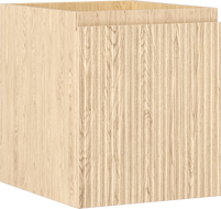 Mexen Rivel dulap baie sub lavoar 40 cm, 1 sertar, riflat, stejar - 91A20-04047-1-BF81