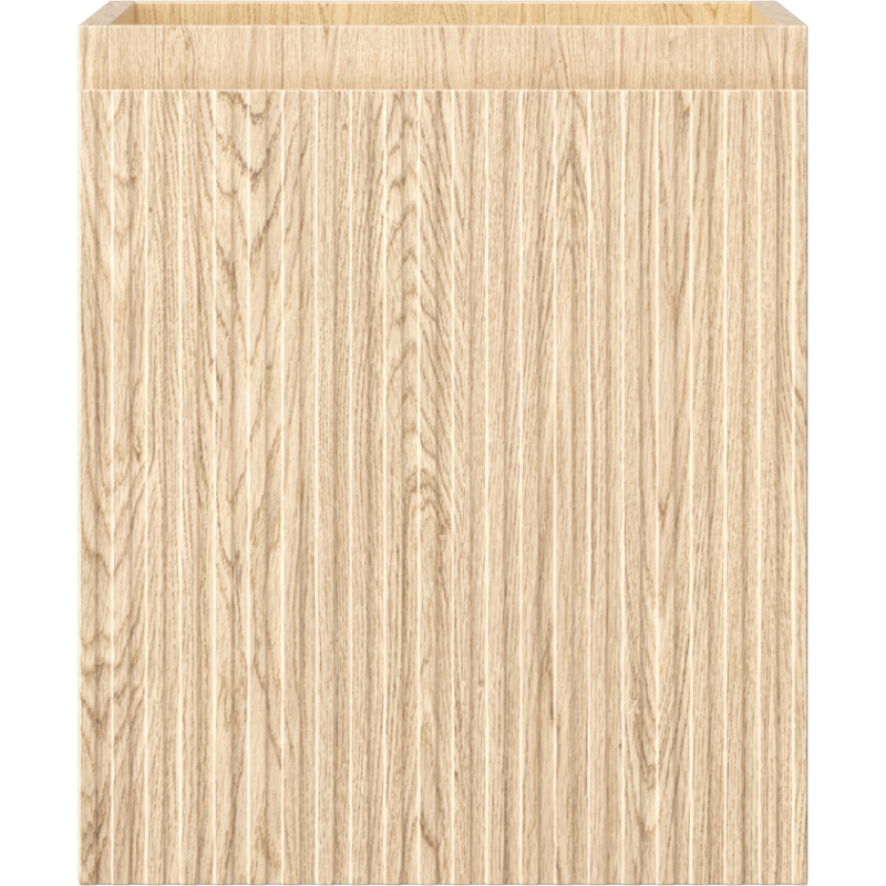 Mexen Rivel dulap baie sub lavoar 40 cm, 1 sertar, riflat, stejar - 91A20-04047-1-BF81