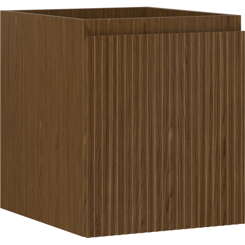 Mexen Rivel dulap băiță sub chiuvetă 40 cm, 1 sertar, riflat, nuc - 91A20-04047-1-BF86