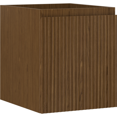 Mexen Rivel dulap băiță sub chiuvetă 40 cm, 1 sertar, riflat, nuc - 91A20-04047-1-BF86