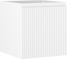 Mexen Rivel dulap baie sub lavoar 45 cm, 1 sertar, cu caneluri, alb mat - 91A20-04547-1-BF01