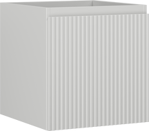 Mexen Rivel fürdőszobai szekrény mosdóhoz, 45 cm, 1 fiók, bordázott, szürke matt - 91A20-04547-1-BF62