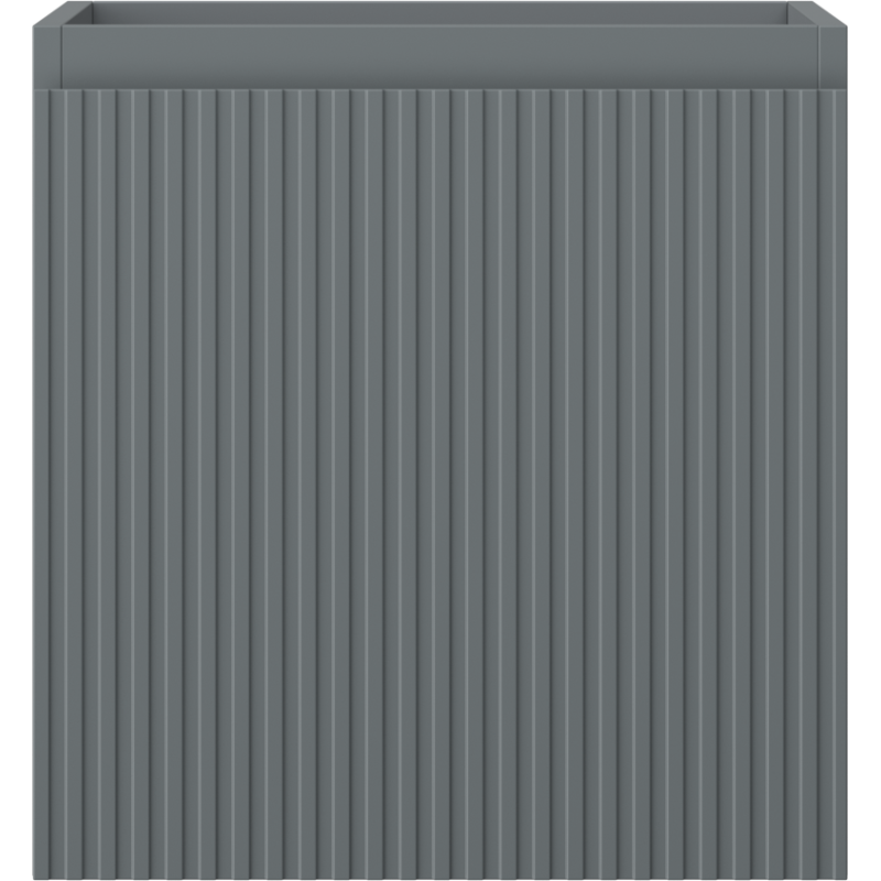 Mexen Rivel dulap sub chiuvetă baie 45 cm, 1 sertar, riflat, grafit mat - 91A20-04547-1-BF66