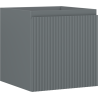 Mexen Rivel dulap baie sub chiuvetă 45 cm, 1 sertar, riflat, grafit mat - 91A20-04547-1-BF66