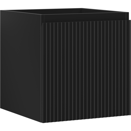 Mexen Rivel dulap pentru lavoar de baie 45 cm, 1 sertar, canelat, negru mat - 91A20-04547-1-BF71