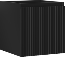 Mexen Rivel dulap pentru lavoar de baie 45 cm, 1 sertar, canelat, negru mat - 91A20-04547-1-BF71