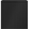 Mexen Rivel dulap baie sub chiuvetă 45 cm, 1 sertar, canelat, negru mat - 91A20-04547-1-BF71
