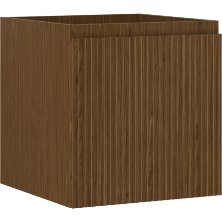 Mexen Rivel dulap baie sub chiuvetă 45 cm, 1 sertar, canelat, nuc - 91A20-04547-1-BF86