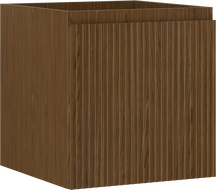 Mexen Rivel dulap baie sub chiuvetă 45 cm, 1 sertar, canelat, nuc - 91A20-04547-1-BF86