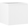 Mexen Rivel dulap baie sub chiuvetă 50 cm, 1 sertar, canelat, alb mat - 91A20-05047-1-BF01