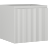 Mexen Rivel dulap baie sub chiuvetă 50 cm, 1 sertar, riflat, gri mat - 91A20-05047-1-BF62