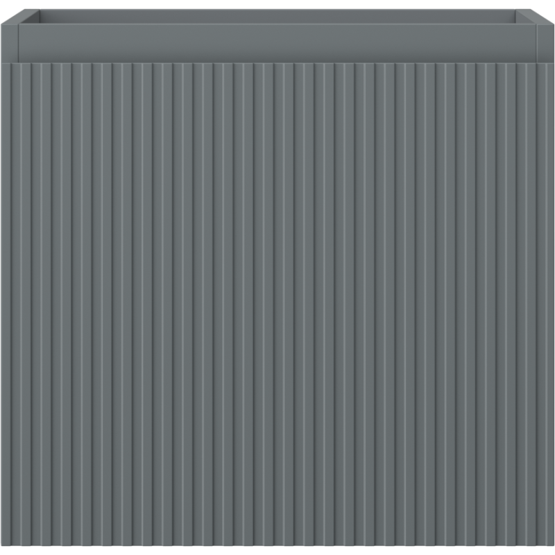 Mexen Rivel dulap baie subchiuvetă 50 cm, 1 sertar, cu caneluri, grafit mat - 91A20-05047-1-BF66