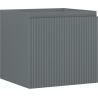 Mexen Rivel dulap baie sub chiuvetă 50 cm, 1 sertar, canelat, grafit mat - 91A20-05047-1-BF66