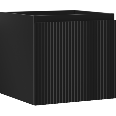 Mexen Rivel dulap baie sub lavoar 50 cm, 1 sertar, sită tubulară, negru mat - 91A20-05047-1-BF71