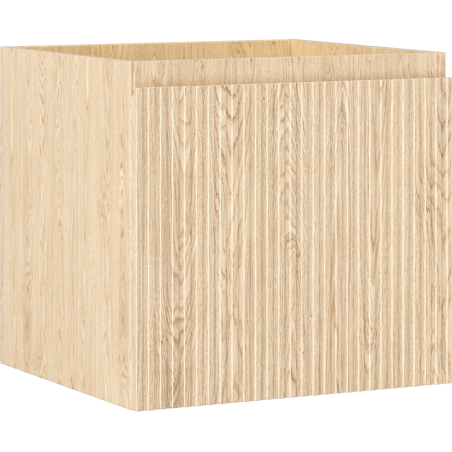 Mexen Rivel dulap pentru baie sub lavoar 50 cm, 1 sertar, canelat, stejar - 91A20-05047-1-BF81