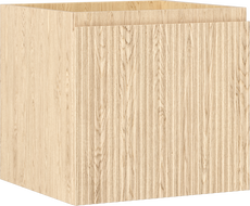 Mexen Rivel 50 cm-es mosdó alatti fürdőszobai szekrény, 1 fiókos, barázdált, tölgy - 91A20-05047-1-BF81