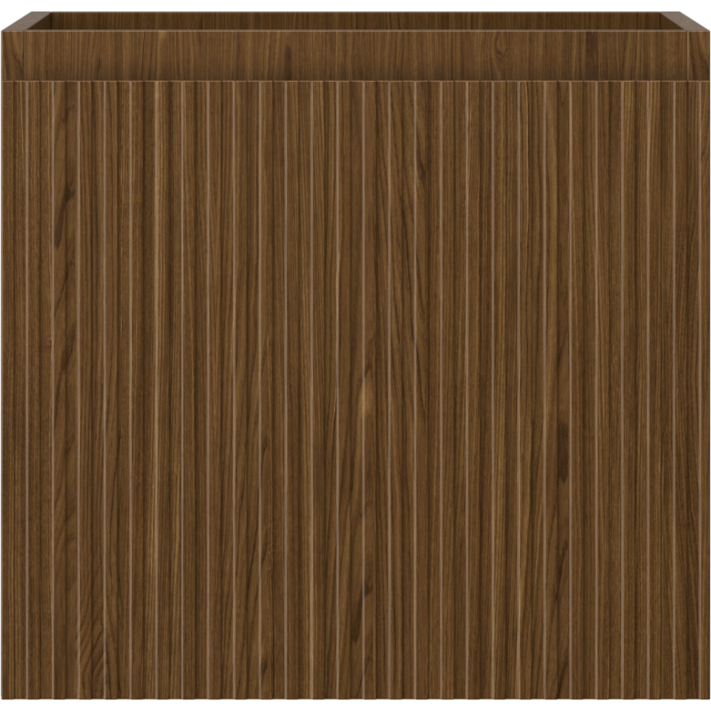 Mexen Rivel dulap de baie sub chiuvetă 50 cm, 1 sertar, canelat, nuc - 91A20-05047-1-BF86