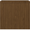 Mexen Rivel dulap baie sub lavoar 50 cm, 1 sertar, canelat, nuc - 91A20-05047-1-BF86