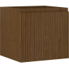 Mexen Rivel dulap baie sub lavoar 50 cm, 1 sertar, canelat, nuc - 91A20-05047-1-BF86