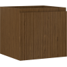 Mexen Rivel fürdőszobai mosdószekrény 50 cm, 1 fiókos, bordázott, dió - 91A20-05047-1-BF86