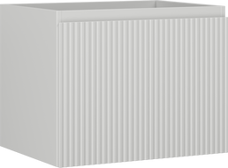 Mexen Rivel dulap baie sub chiuvetă 60 cm, 1 sertar, canelat, gri mat - 91A20-06047-1-BF62