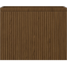 Mexen Rivel dulap de baie sub lavoar 60 cm, 1 sertar, cu nervuri, nuc - 91A20-06047-1-BF86