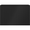 Mexen Rivel dulap baie sub lavoar 70 cm, 1 sertar, cu caneluri, negru mat - 91A20-07047-1-BF71