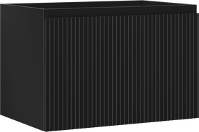 Mexen Rivel dulap baie sub lavoar 70 cm, 1 sertar, texturată, negru mat - 91A20-07047-1-BF71