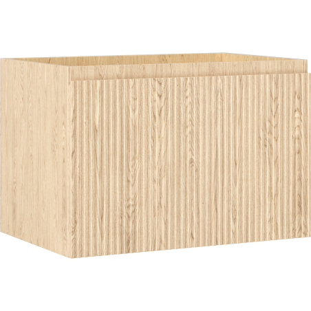 Mexen Rivel dulap de baie sub lavoar 70 cm, 1 sertar, riflat, stejar - 91A20-07047-1-BF81