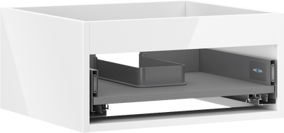 Mexen Box-A corp dulap sub lavoar 50 cm, 1 sertar, alb lucios - 91AX0-0500-235-1-00
