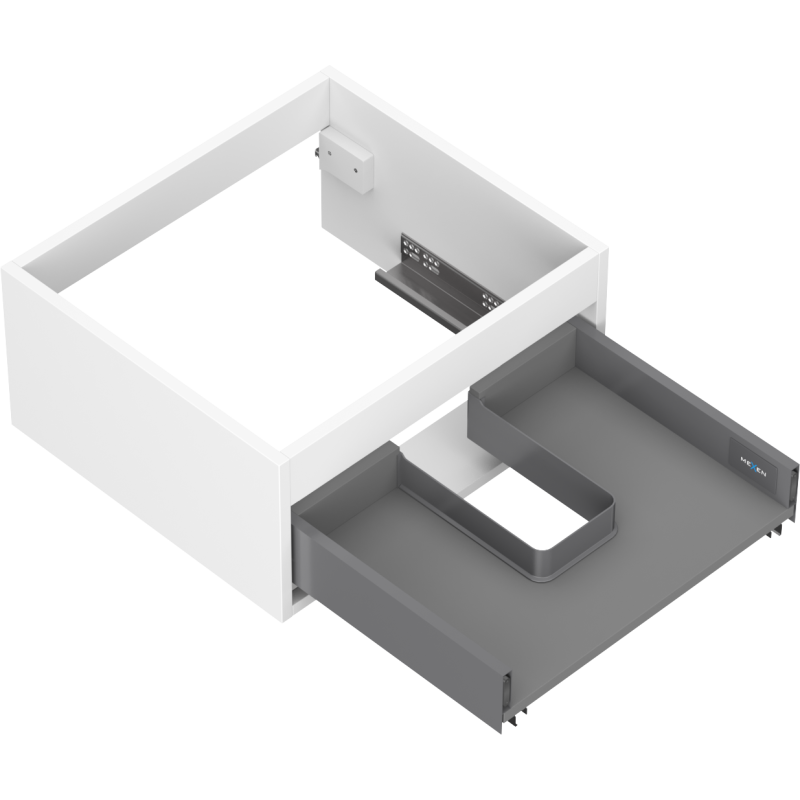 Mexen Box-A carcasă dulap sub lavoar 50 cm, 1 sertar, alb mat - 91AX0-0500-235-1-01