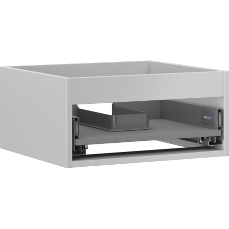 Mexen Box-A corp dulap lavoar 50 cm, 1 sertar, gri mat - 91AX0-0500-235-1-62