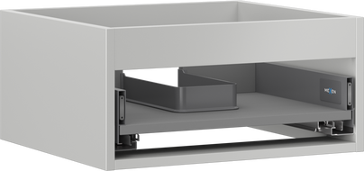 Mexen Box-A corp dulap lavoar 50 cm, 1 sertar, gri mat - 91AX0-0500-235-1-62