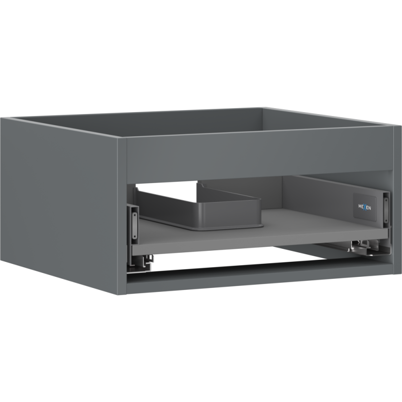 Mexen Box-A corp dulap lavoar 50 cm, 1 sertar, grafit mat - 91AX0-0500-235-1-66