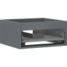 Mexen Box-A carcasă dulap lavoar 50 cm, 1 sertar, grafit mat - 91AX0-0500-235-1-66