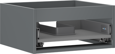 Mexen Box-A carcasă dulap lavoar 50 cm, 1 sertar, grafit mat - 91AX0-0500-235-1-66
