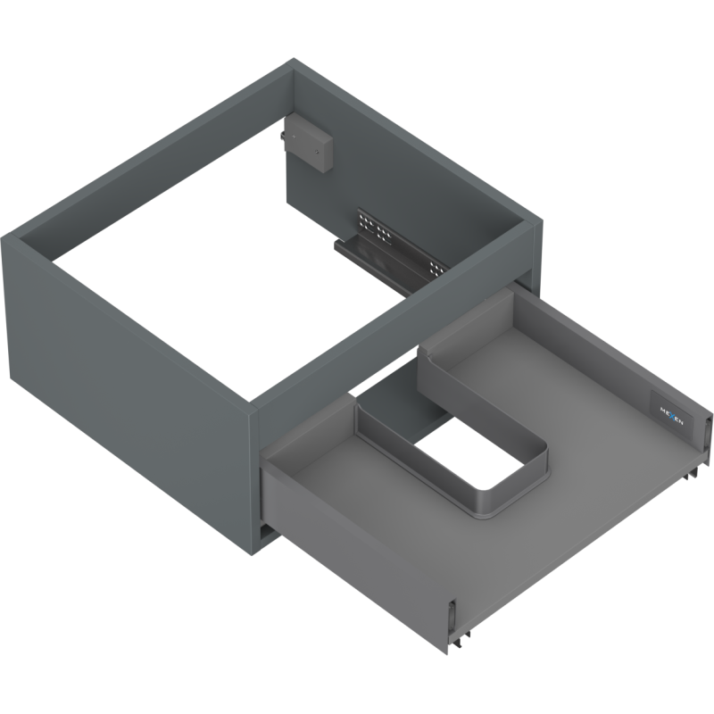 Mexen Box-A corp dulap lavoar 50 cm, 1 sertar, grafit mat - 91AX0-0500-235-1-66