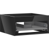 Mexen Box-A corp dulap pentru lavoar 50 cm, 1 sertar, negru lucios - 91AX0-0500-235-1-70