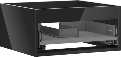 Mexen Box-A corp dulap pentru lavoar 50 cm, 1 sertar, negru lucios - 91AX0-0500-235-1-70