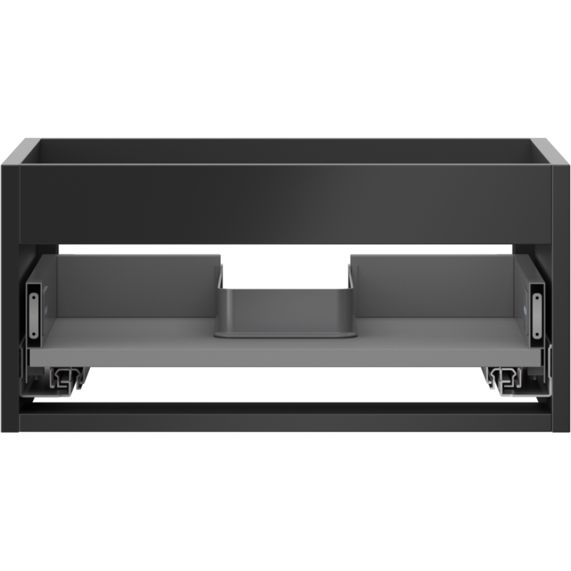 Mexen Box-A corp dulap de lavoar 50 cm, 1 sertar, negru mat - 91AX0-0500-235-1-71