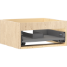 Mexen Box-A corp dulap pentru chiuvetă de 50 cm, 1 sertar, stejar - 91AX0-0500-235-1-81
