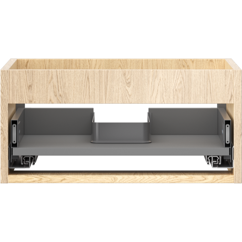 Mexen Box-A corpul dulapului pentru lavoar 50 cm, 1 sertar, stejar - 91AX0-0500-235-1-81