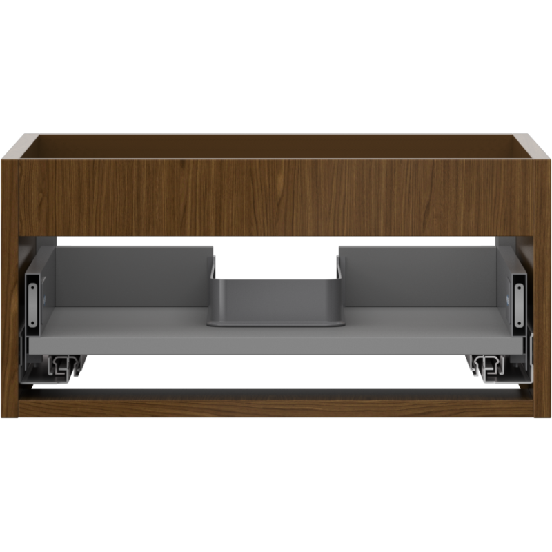 Mexen Box-A carcasă pentru dulap sub-lavoar 50 cm, 1 sertar, nuc - 91AX0-0500-235-1-86