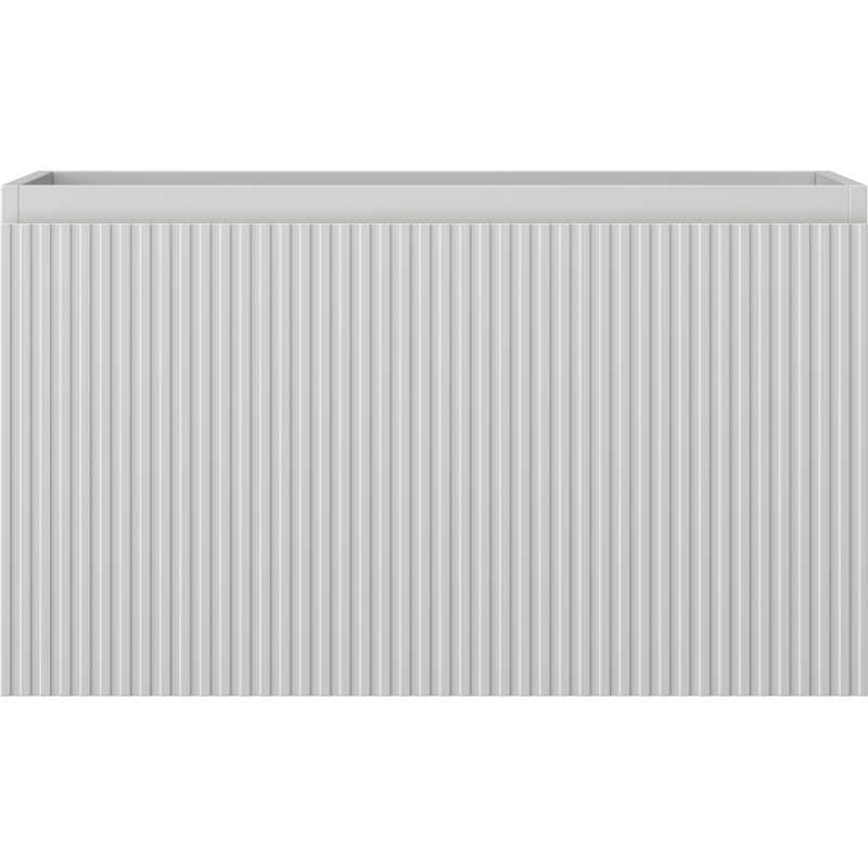 Mexen Rivel dulap baie sub chiuvetă 80 cm, 1 sertar, canelat, gri mat - 91A20-08047-1-BF62