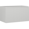 Mexen Rivel dulap baie sub lavoar 80 cm, 1 sertar, cu riflaje, gri mat - 91A20-08047-1-BF62
