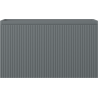 Mexen Rivel dulap baie sub chiuvetă 80 cm, 1 sertar, canelat, grafit mat - 91A20-08047-1-BF66