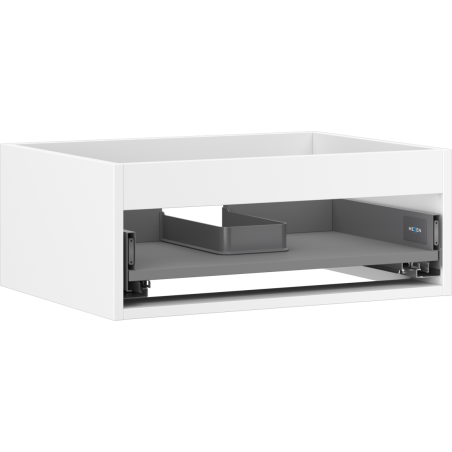 Mexen Box-A mosdószekrény korpus 60 cm, 1 fiók, fehér matt - 91AX0-0600-235-1-01