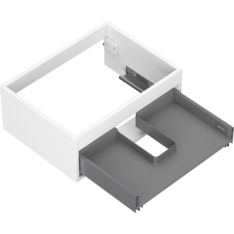 Mexen Box-A corp dulap sub chiuvetă 60 cm, 1 sertar, alb mat - 91AX0-0600-235-1-01