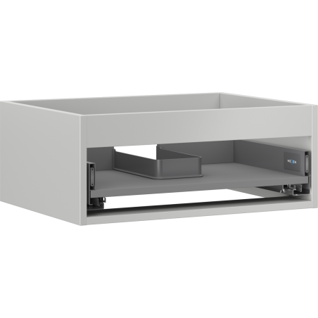 Mexen Box-A 60 cm-es mosdó alatti szekrénytest, 1 fiók, szürke matt - 91AX0-0600-235-1-62